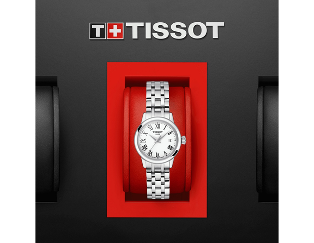 Tissot Classic Dream Lady Stainless Steel Watch For Women - T129.210.11.013.00