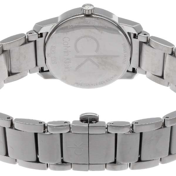 Calvin Klein City Grey Dial Silver Steel Strap Watch for Women - K2G23161