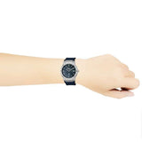 Salvatore Ferragamo F-80 Classics Blue Dial Blue Leather Strap Watch for Men - SFDT00719