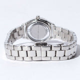 Marc Jacobs Tether Transparent Silver Dial Silver Steel Strap Watch for Women - MBM3416