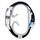 Tag Heuer Carrera Quartz Diamonds Blue Dial Blue Leather Strap Watch for Women - WAR1114.FC6391