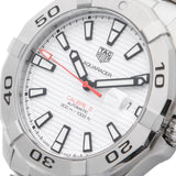 Tag Heuer Aquaracer Calibre 5 Automatic White Dial Silver Steel Strap Watch for Men - WAY2013.BA0927