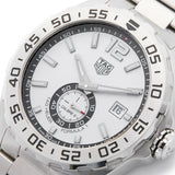 Tag Heuer Formula 1 Calibre 6 Automatic White Dial Silver Steel Strap Watch for Men - WAZ2013.BA0842