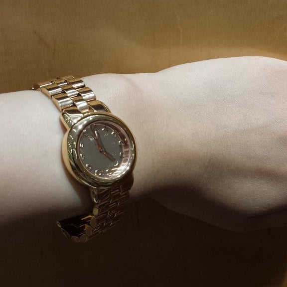 Marc Jacobs Marci Rose Gold Dial Rose Gold Steel Strap Watch for Women - MBM3175