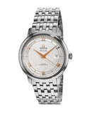 Omega De Ville Prestige Co Axial Silver Dial Silver Steel Strap Watch for Men - 424.10.40.20.02.004