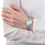 Gucci G Timeless Diamonds Mother of Pearl Dial Silver Steel Strap Watch For Women - YA126542