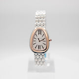 Bvlgari Serpenti Seduttori Quartz Silver Dial Silver Steel Strap Watch for Women - SERPENTI103144