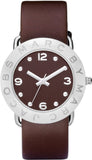 Marc Jacobs Amy Brown Dial Brown Leather Strap Watch for Women - MBM1139