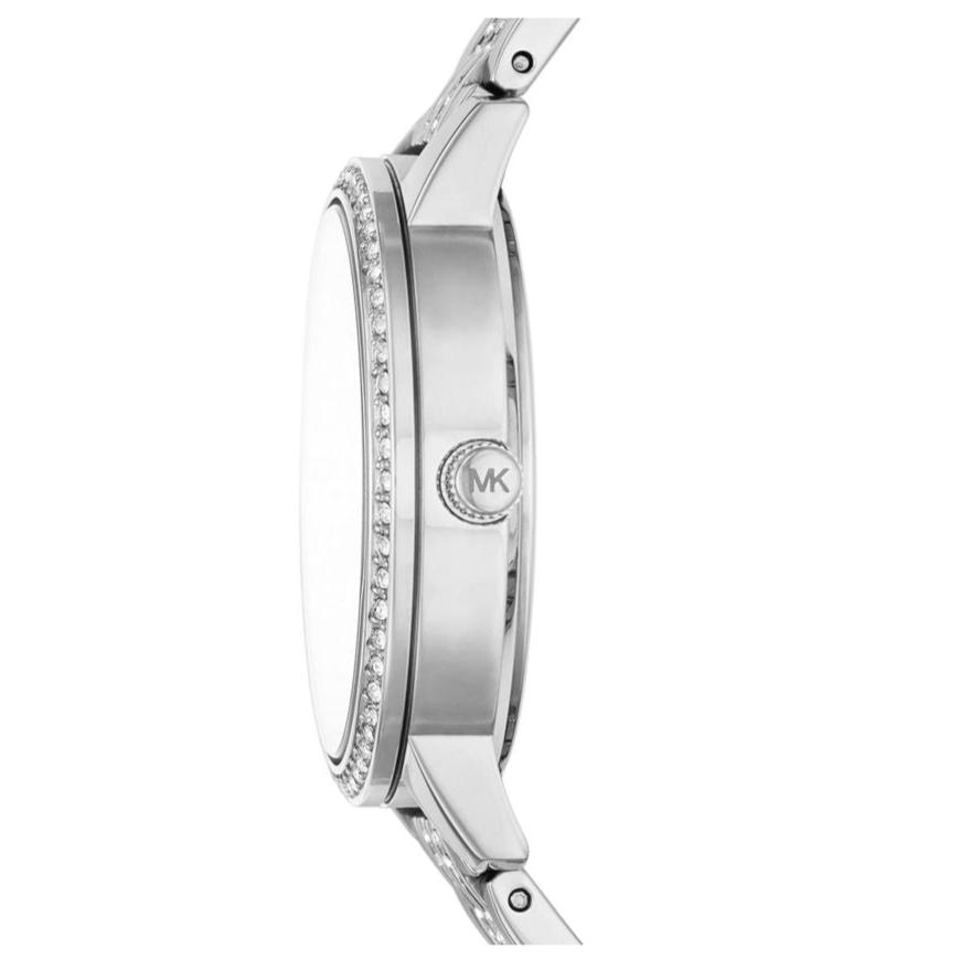 Michael Kors Melissa Quartz Silver Dial Silver Steel Strap Watch for Women - MK4370