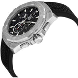 Tag Heuer Aquaracer Chronograph Black Dial Black Rubber Strap Watch for Men - CAY1110.FT6041