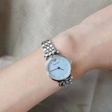 Emporio Armani Gianni Blue Dial Silver Steel Strap Watch For Women - AR1961