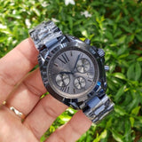 Michael Kors Bradshaw Blue Dial Blue Steel Strap Watch for Men - MK6248