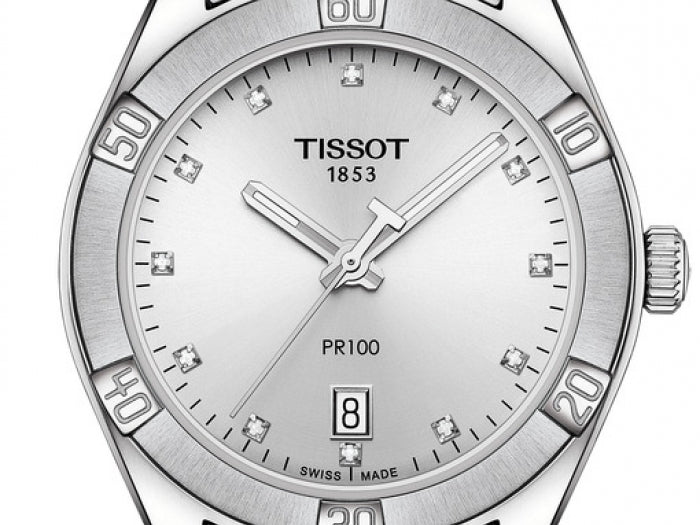 Tissot T Classic PR 100 Sport Chic Lady Watch For Women - T101.910.11.036.00