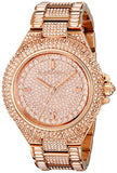 Michael Kors Camille Crystal Rose Gold Dial Rose Gold Steel Strap Watch for Women - MK5862