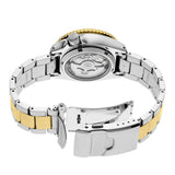 Seiko 5 Sports Automatic Brown Dial Two Tone Steel Strap Watch For Men - SRPK24