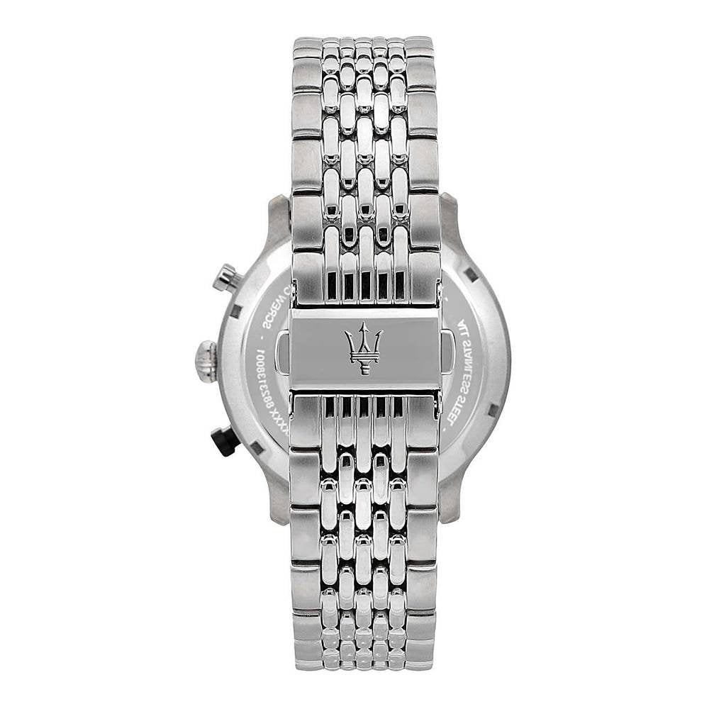 Maserati Legend Chronograph Black Dial Stainless Steel Watch For Men - R8873638001