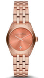 Marc Jacobs Peeker Pink Dial Rose Gold Stainless Steel Strap Watch for Women - MBM3377