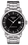 Tissot Luxury Powermatic 80 Black Dial Silver Steel Strap Watch For Men - T086.407.11.051.00