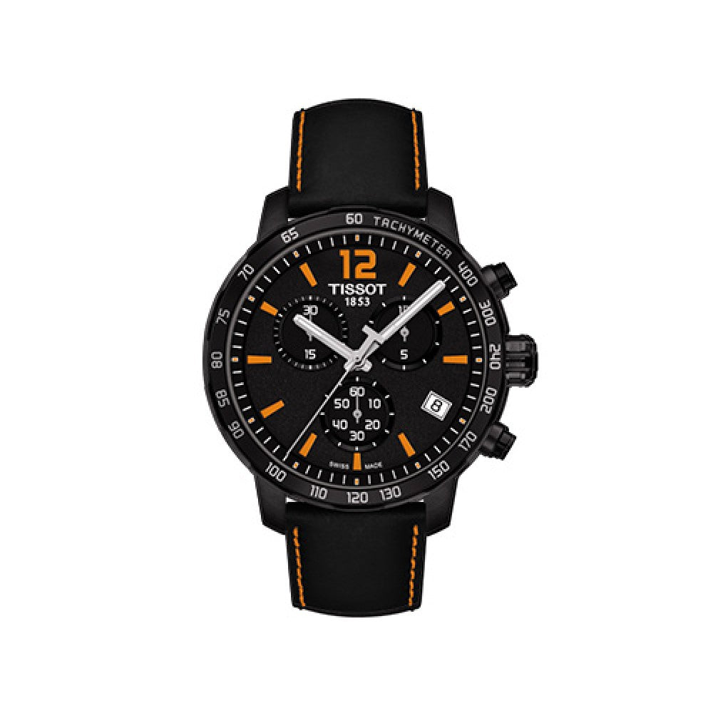 Tissot Quickster Chronograph Black Dial Watch For Men - T095.417.36.057.00