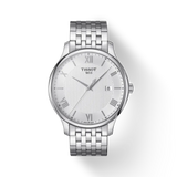 Tissot T Classic Tradition Silver Dial Silver Steel Strap Watch For Men - T063.610.11.038.00