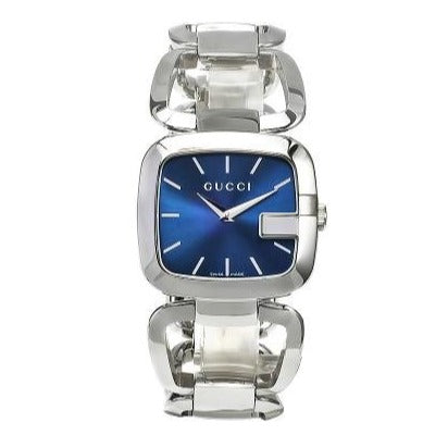 Gucci G Gucci Blue Dial Silver Steel Strap Watch For Women - YA125405