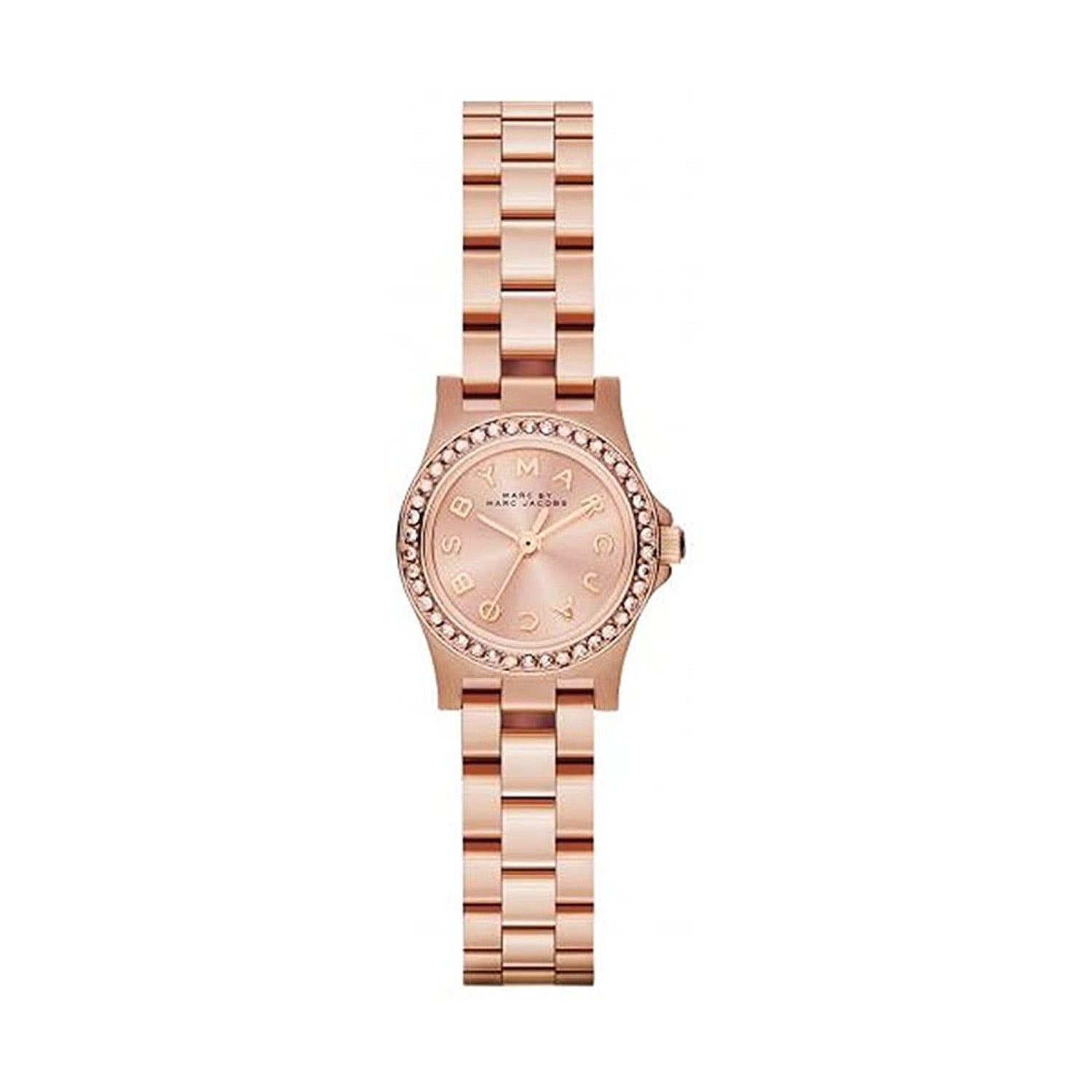Marc Jacobs Henry Rose Gold Dial Rose Gold Steel Strap Watch for Women - MBM3278