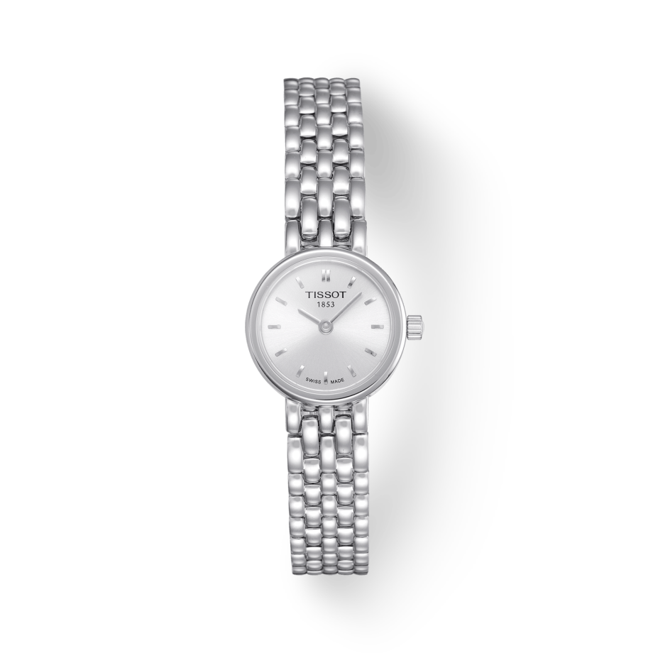 Tissot T Lady Lovely Silver Dial Silver Steel Strap Watch For Women - T058.009.11.031.00