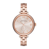 Marc Jacobs Sally Rose Gold Dial Rose Gold Steel Strap Watch for Women - MBM3364