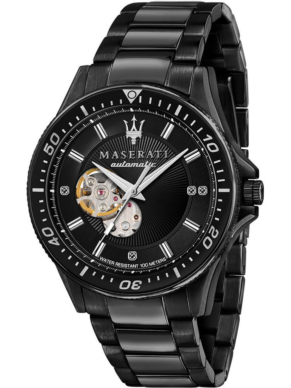 Maserati SFIDA Special Edition Diamond Mechanical Watch For Men - R8823140005