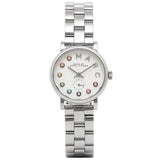 Marc Jacobs Baker Dexter White Dial Silver Steel Strap Watch for Women - MBM3423