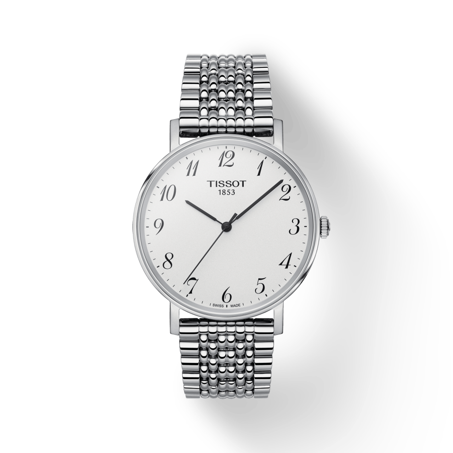 Tissot Everytime Desire Medium Silver Dial Silver Mesh Bracelet Watch For Men - T109.410.11.032.00
