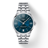 Tissot Chemin Des Tourelles Powermatic 80 Lady Blue Dial Silver Steel Strap Watch For Women - T099.207.11.048.00