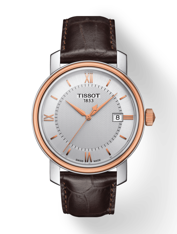Tissot T Classic Bridgeport Silver Dial Watch For Men - T097.410.26.038.00