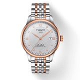 Tissot T Classic Le Locle Powermatic 80 Silver Dial Two Tone Steel Strap Watch For Men - T006.407.22.036.00