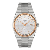 Tissot PRX Powermatic 80 Silver Dial Silver Steel Strap Watch For Men - T137.407.21.031.00