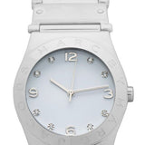 Marc Jacobs Amy White Dial Silver Steel Strap Watch for Women - MBM8518
