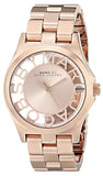 Marc Jacobs Henry Rose Gold Dial Rose Gold Steel Strap Watch for Women - MBM3293