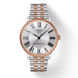 Tissot Carson Premium Powermatic 80 Silver Dial Two Tone Steel Strap Watch For Men - T122.407.22.033.00