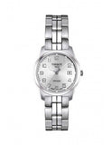 Tissot T Classic PR100 Silver Dial Silver Steel Strap Watch For Women - T049.210.11.032.00