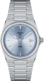 Tissot PRX Light Blue Dial Silver Steel Strap Watch For Women - T137.210.11.351.00