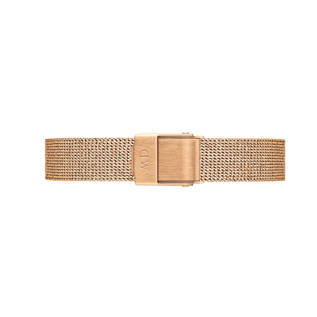 Daniel Wellington Quadro Melrose Green Dial Rose Gold Mesh Strap Watch For Women - DW00100437