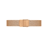 Daniel Wellington Quadro Melrose Green Dial Rose Gold Mesh Strap Watch For Women - DW00100437