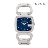 Gucci G Gucci Blue Dial Silver Steel Strap Watch For Women - YA125405