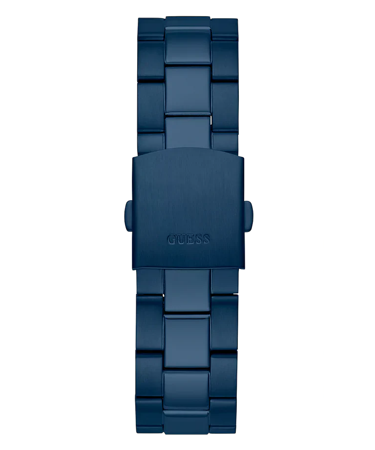 Guess Axle Multifunction Navy Blue Dial Blue Steel Strap Watch For Men - GW0488G4