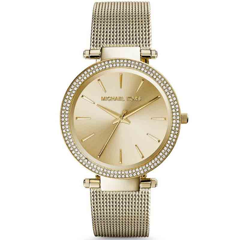 Michael Kors Darci Gold Dial Gold Mesh Bracelet Watch for Women - MK3368