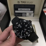 Tag Heuer Formula 1 Automatic Black Dial Black Rubber Strap Watch for Men - WAZ2115.FT8023