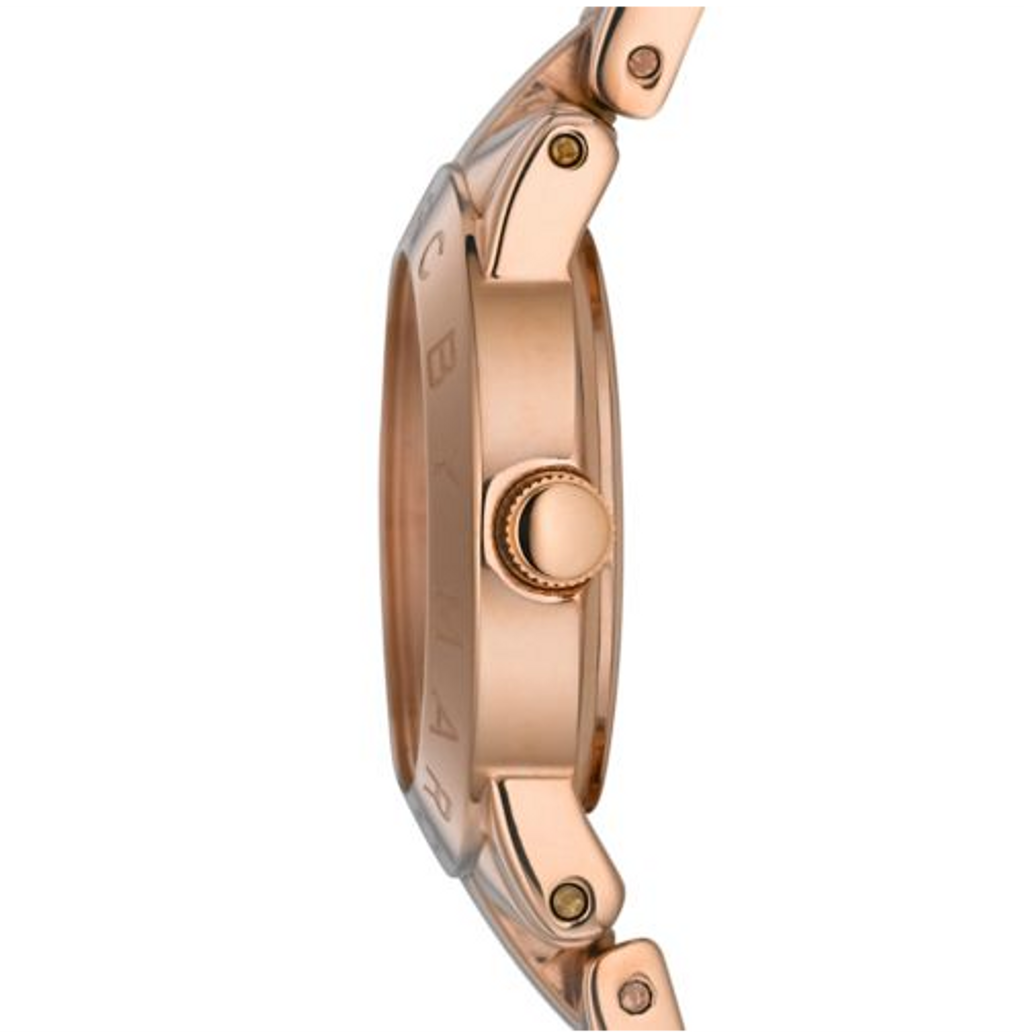 Marc Jacobs Mini Amy White Dial Rose Gold Steel Strap Watch for Women - MBM3078