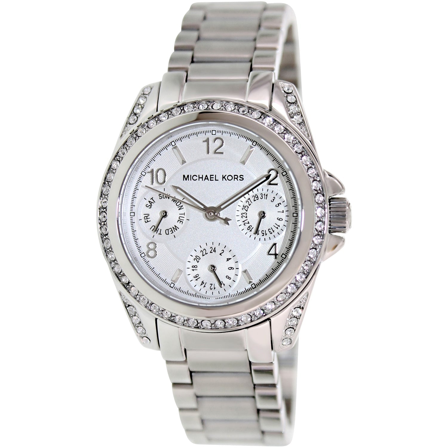 Michael Kors Blair Silver Dial SIlver Steel Strap Watch for Women - MK5612