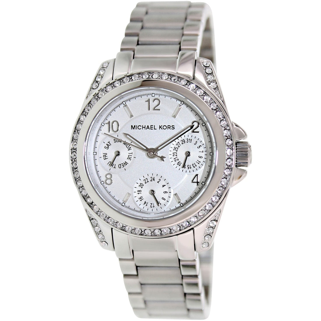 Michael Kors Blair Silver Dial SIlver Steel Strap Watch for Women - MK5612