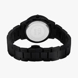 Daniel Wellington Iconic Link Ceramic Black Dial Black Steel Strap Watch For Women - DW00100414